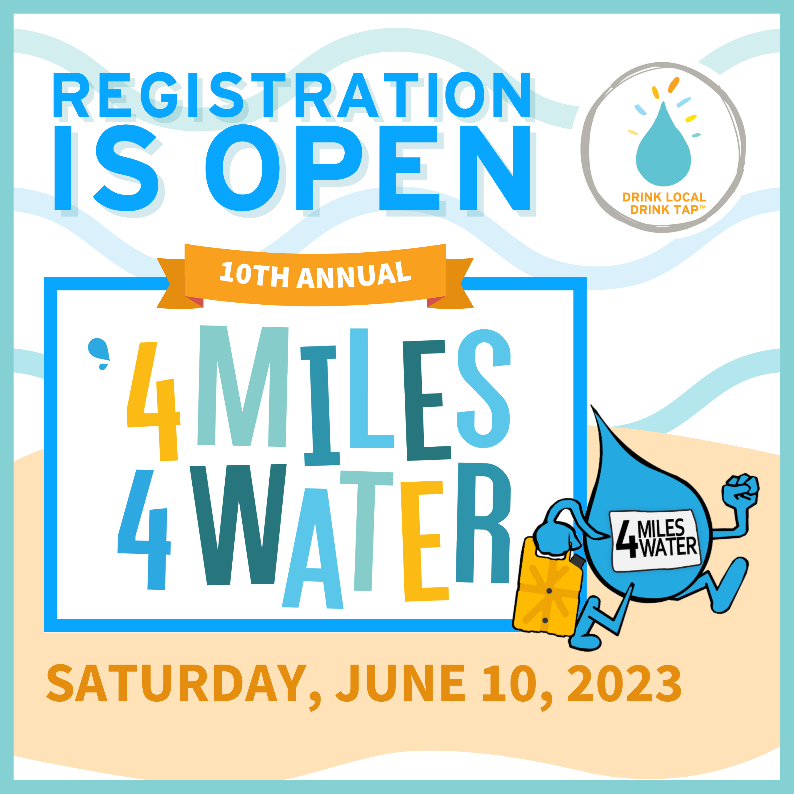 4 Miles 4 Water 2023 Registration is Open!